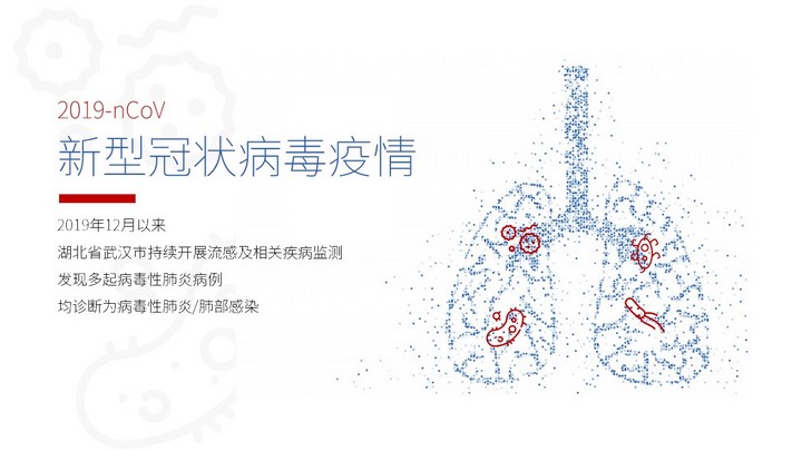 ppt模板-新型冠状病毒肺炎加油武汉PPT